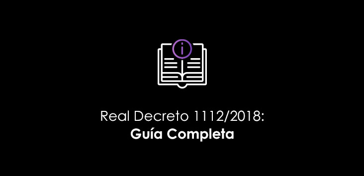 Infografía explicativa del Real Decreto 1112/2018, garantizando la accesibilidad web.